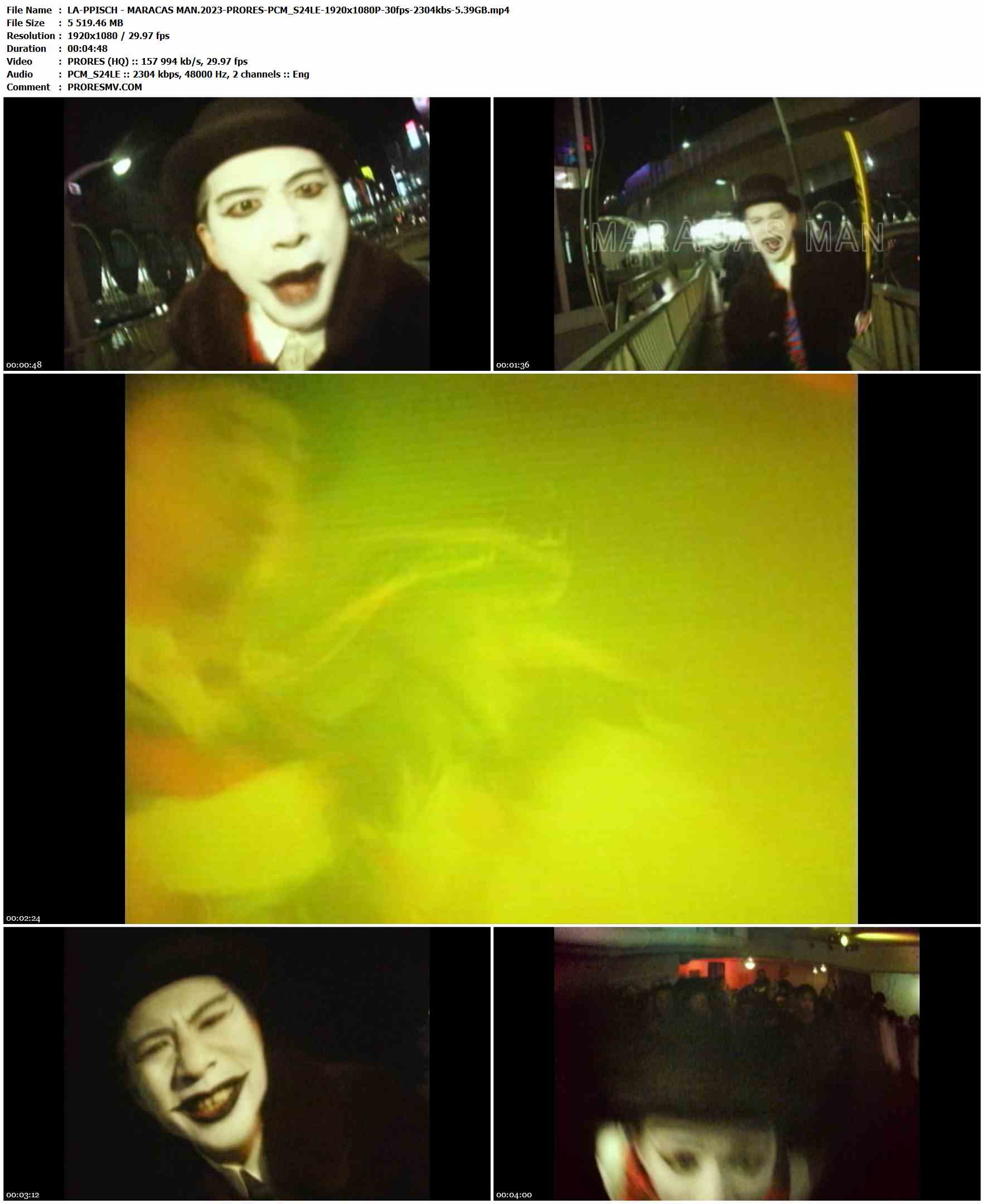 LA-PPISCH - MARACAS MAN.2023-PRORES-PCM_S24LE-1920x1080P-30fps-2304kbs-5.39GB官方MV_高清MV